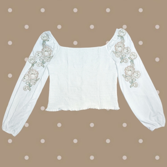 ๐ NWOT Lucky Brand Boho Embroidered Blouse ๐ - Picture 6 of 12